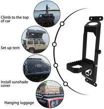 For 2007+ Jeep Wrangler JK JKU JL JLU JT Door Hinge Step Foot Peg Folding Foot Pedal RT-TCZ
