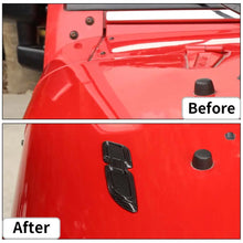 For 2007+ Jeep Wrangler JK JKU JL JLU JT & Renegade Front Hood Air Vent Outlet Fender Trim Cover RT-TCZ