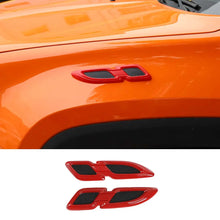 For 2007+ Jeep Wrangler JK JKU JL JLU JT & Renegade Front Hood Air Vent Outlet Fender Trim Cover RT-TCZ