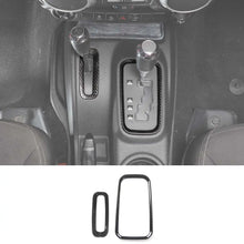 For 2011-18 Jeep Wrangler JK 2X Central Gear Shift Decor Ring Trim Cover RT-TCZ