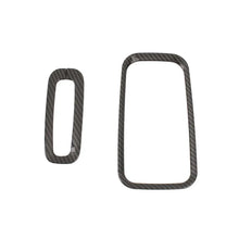 For 2011-18 Jeep Wrangler JK 2X Central Gear Shift Decor Ring Trim Cover RT-TCZ