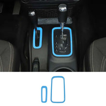 For 2011-18 Jeep Wrangler JK 2X Central Gear Shift Decor Ring Trim Cover RT-TCZ