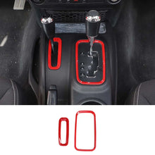 For 2011-18 Jeep Wrangler JK 2X Central Gear Shift Decor Ring Trim Cover RT-TCZ