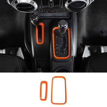 For 2011-18 Jeep Wrangler JK 2X Central Gear Shift Decor Ring Trim Cover RT-TCZ