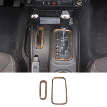 For 2011-18 Jeep Wrangler JK 2X Central Gear Shift Decor Ring Trim Cover RT-TCZ
