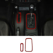For 2011-18 Jeep Wrangler JK 2X Central Gear Shift Decor Ring Trim Cover RT-TCZ