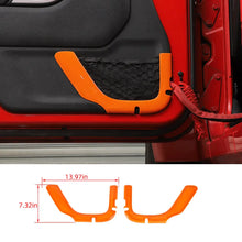For 2011-2018 Jeep Wrangler JK 2Door Car Inner Door Net Bag Frame Trim RT-TCZ