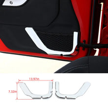 For 2011-2018 Jeep Wrangler JK 2Door Car Inner Door Net Bag Frame Trim RT-TCZ