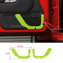 For 2011-2018 Jeep Wrangler JK 2Door Car Inner Door Net Bag Frame Trim RT-TCZ