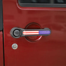 For 2011-2018 Jeep Wrangler JK 2Door Door Handle Trim Cover Strips American Flag RT-TCZ
