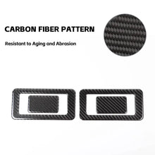 For 2011-2018 Jeep Wrangler JK Inner Rear Seat Switch Panel Cover Trim Black Carbon Fiber RT-TCZ