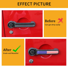 For 2011-2018 Jeep Wrangler JK JKU 4Door Door Handle Trim Cover Strips American Flag RT-TCZ