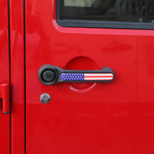 For 2011-2018 Jeep Wrangler JK JKU 4Door Door Handle Trim Cover Strips American Flag RT-TCZ