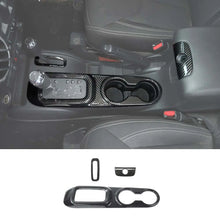 For 2011-2018 Jeep Wrangler JK JKU Center Console Armrest Cup Holder Gear Shift Trim RT-TCZ