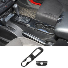 For 2011-2018 Jeep Wrangler JK JKU Cup Holder Panel & Armrest Storage Central Key Cover Trim RT-TCZ