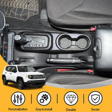 For 2011-2018 Jeep Wrangler JK JKU Cup Holder Panel & Armrest Storage Central Key Cover Trim RT-TCZ