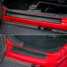 For 2011-2018 Jeep Wrangler JK JKU Front & Rear Door Sill Plate Threshold Guards (Protectors Door Entry Cover) RT-TCZ