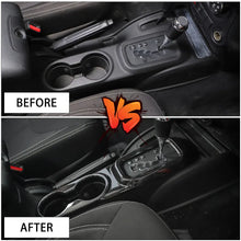For 2011-2018 Jeep Wrangler JK JKU Water Cup Holder & Gear Shift Trim Cover RT-TCZ