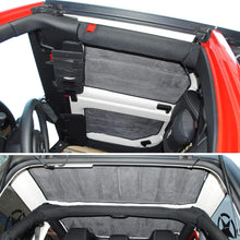 For 2012-2018 Jeep Wrangler JK & Unlimited 4-Door Hardtop Headliner Roof Heat Insulation Kit (Grey) RT-TCZ