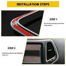 For 2014-2018 Jeep Cherokee Car GPS Navigation Air Vent Cover Trim RT-TCZ