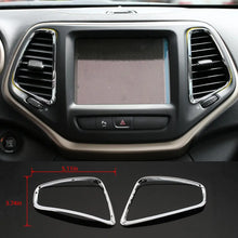 For 2014-2018 Jeep Cherokee Car GPS Navigation Air Vent Cover Trim RT-TCZ