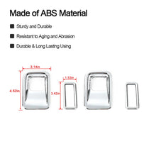 For 2014-2019 Jeep Cherokee Rear Trunk Light Lamp Frame Trim Chrome RT-TCZ