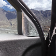 For 2014+ Jeep Cherokee 2X A Pillar Triangle Cover Trim Decoration Silver ABS RT-TCZ