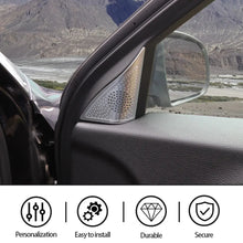 For 2014+ Jeep Cherokee 2X A Pillar Triangle Cover Trim Decoration Silver ABS RT-TCZ