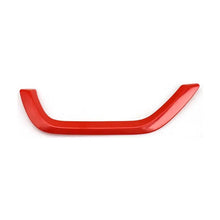 For 2014+ Jeep Cherokee Red Copilot Storage Net Pocket Trim Strip Cover Decor RT-TCZ