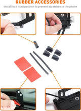 For 2018-2023 Jeep Wrangler JL JLU & Gladiator JT Dash Phone Holder Mount, Black RT-TCZ