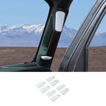 For 2018-2023 Jeep Wrangler JLU & Gladiator JT 4Door A&B Pillar Grab Handles Trim Cover RT-TCZ