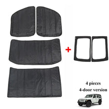 For 2018+ Jeep Wrangler JL 6pcs Hard Top Headliner Roof Freedom Panel Heat Insulation Cotton RT-TCZ
