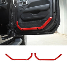 For 2018+ Jeep Wrangler JL Gladiator JT 2-Door Door Net Pocket Decor Cover Trim RT-TCZ