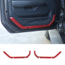 For 2018+ Jeep Wrangler JL Gladiator JT 2-Door Door Net Pocket Decor Cover Trim RT-TCZ