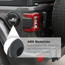 For 2018+ Jeep Wrangler JL JLU 2/4 Door Gas Cap Cover Fuel Tank Door Transparent Cover RT-TCZ
