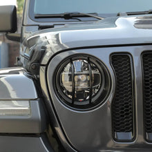 For 2018+ Jeep Wrangler JL JLU  4 x Headlight & Rear Taillights Lamp Guard Trim Black RT-TCZ