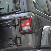 For 2018+ Jeep Wrangler JL JLU  4 x Headlight & Rear Taillights Lamp Guard Trim Black RT-TCZ