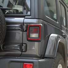 For 2018+ Jeep Wrangler JL JLU  4 x Headlight & Rear Taillights Lamp Guard Trim Black RT-TCZ