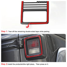 For 2018+ Jeep Wrangler JL JLU  4 x Headlight & Rear Taillights Lamp Guard Trim Black RT-TCZ