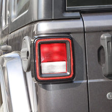 For 2018+ Jeep Wrangler JL JLU  4 x Tail Lamp Bezel Guard Cover Protector Trim (Applicable halogen lamps) RT-TCZ