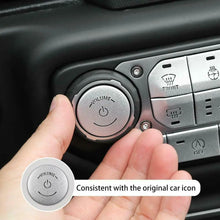 For 2018+ Jeep Wrangler JL JLU Center Console Button Decorative Cover Trim RT-TCZ