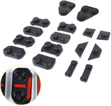 For 2018+ Jeep Wrangler JL JLU Gladiator JT Door Screw Protector Cover Trim, ABS Black 16pcs RT-TCZ