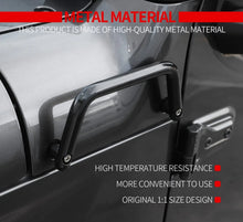 For 2018+ Jeep Wrangler JL JLU/ Gladiator JT Hood Side Angle Grab Handle (Black,1 Handle/set, Not Fit For 4XE Left Side) RT-TCZ