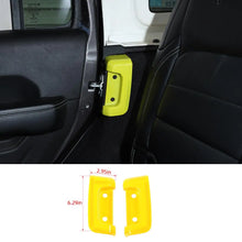 For 2018+ Jeep Wrangler JL JLU Rear Door Lock Protection Cover Protector Trim RT-TCZ