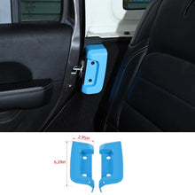 For 2018+ Jeep Wrangler JL JLU Rear Door Lock Protection Cover Protector Trim RT-TCZ