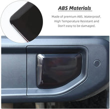 For 2018+ Jeep Wrangler JL JLU Rear Fog Light Tail Light Lamp Cover Trim, Smoked Black, 2PCs RT-TCZ