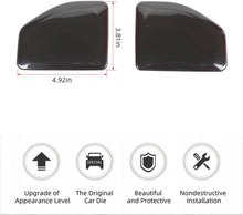 For 2018+ Jeep Wrangler JL JLU Rear Fog Light Tail Light Lamp Cover Trim, Smoked Black, 2PCs RT-TCZ