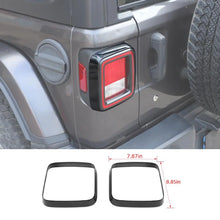 For 2018+ Jeep Wrangler JL JLU Tail Lamp Bezel Guard Cover Protector Trim (Applicable halogen lamps) RT-TCZ