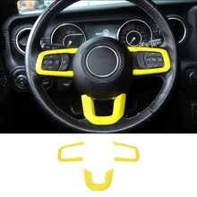 For 2018+ Jeep Wrangler JL & Gladiator JT Steering Wheel Trim Cover – Interior Accent RT-TCZ