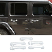 For 2018+ Jeep Wrangler JLU 4-Door Exterior Door Handle & Tailgate Handle Cover Trim Kit RT-TCZ
